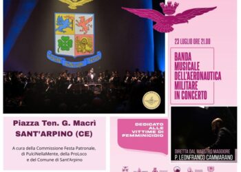Un Concerto per non dimenticare: la Banda dell’Aeronautica Militare a Sant’Arpino per le Vittime di Femminicidio