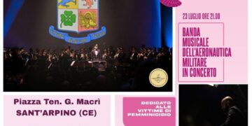 Un Concerto per non dimenticare: la Banda dell’Aeronautica Militare a Sant’Arpino per le Vittime di Femminicidio