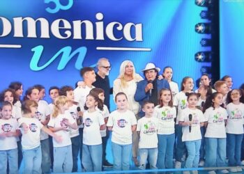 Il Piccolo Coro di Caivano a “Domenica In” con Al Bano e Mara Venier