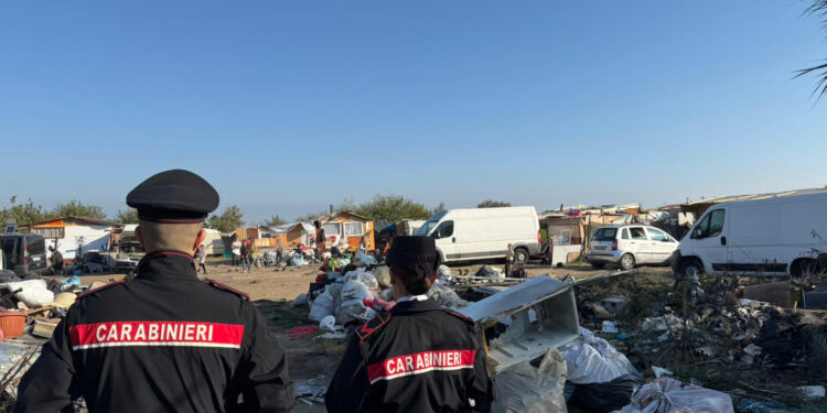 Giugliano: Controllato il campo nomadi. Scattano denunce