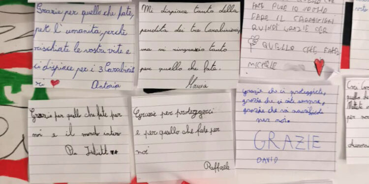 Ischia : I bimbi di Forio scrivono ai Carabinieri