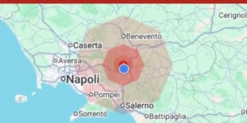 Terremoto in Irpinia solo tanta paura nessun danno e collegamento con Vesuvio e Campi Flegrei