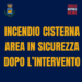 Casoria: Incendio di una cisterna all’uscita della tangenziale