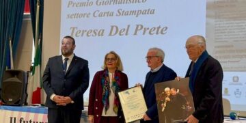 Frattamaggiore: Teresa Del Prete , premiata alla 9^ ed. Campania Terra Felix