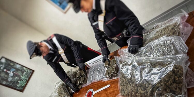 Mugnano: 14 chili di droga rinvenuti in casa di un sorvegliato speciale