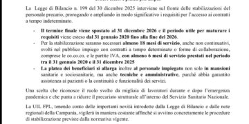 Sanità : Uil Flp Napoli nord, dice basta al Precariato