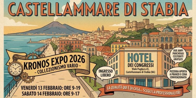 Castellamare: Dal 13 febbraio ritorna Kronos Expo per i collezionisti
