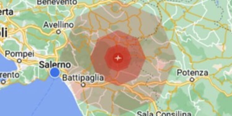 Terremoto nel salernitano, magnitudo 4.5