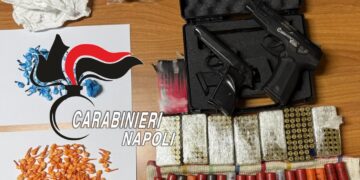 Pomigliano:Alto Impatto delle forze dell’ordine , armi e 402 proiettili sequestrati