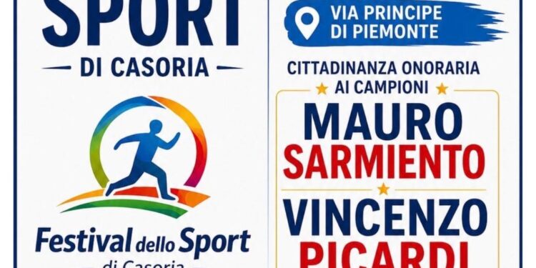 Casoria: Il 20 giugno , il Festival dello Sport