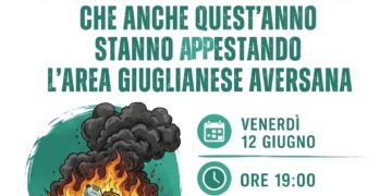 Giugliano: Il Comitato Kosmos scende in piazza contro i roghi tossici