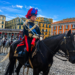 Napoli: Presidio dei carabinieri a cavallo presso la Floridiana