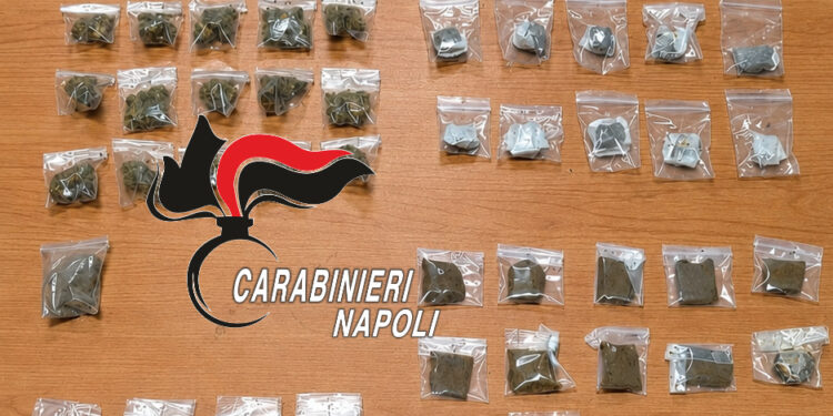Marano: Arrestato Pusher di 31 anni , con 81 dosi e 750 €