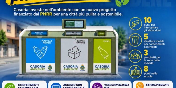 Casoria:L’amministrazione investe sull’ambiente, nuove strutture finanziate dal Pnnr
