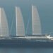 Capri : Nelle acque dell’isola, avvistato Orient Express Corinthian”, il più grande yacht a vela al mondo