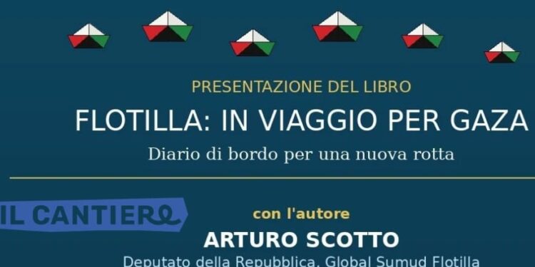 L’EVENTO. Frattamaggiore, al Cantiere Giovani la presentazione del libro “Flotilla: in viaggio per Gaza”
