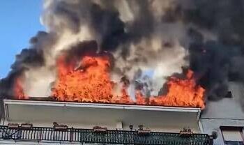 Melito : Incendio in una palazzina Erp , le cause da veriifcare