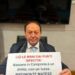 Regione Campania: Oliviero si incatena per protesta chiusura punti nascita