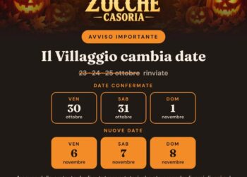 Casoria: Pronto il villaggio delle zucche, ingresso gratuito al parco Michelangelo