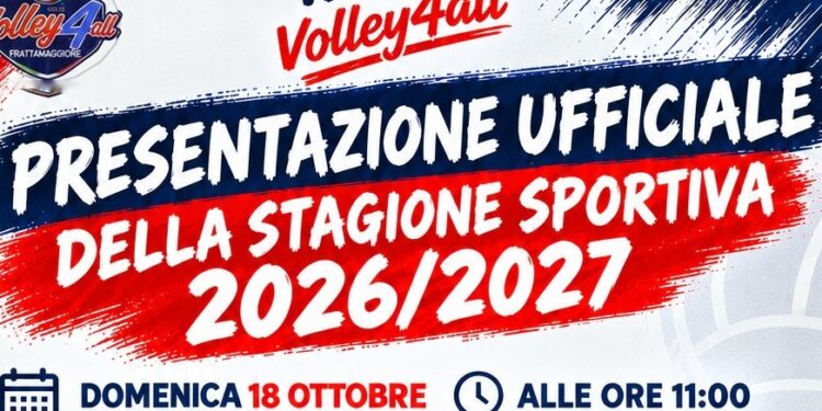 L’EVENTO. Frattamaggiore, all’auditorium dell’istituto “Filangieri” la presentazione della nuova stagione della società di pallavolo “Volley4all”